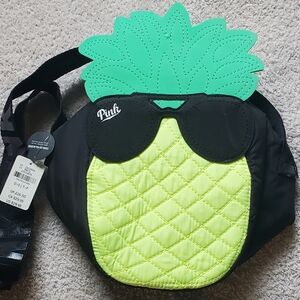 Victoria Secret PINK Pineapple Cooler Bag 6 Pack Cold Drinks or Lunchbox
